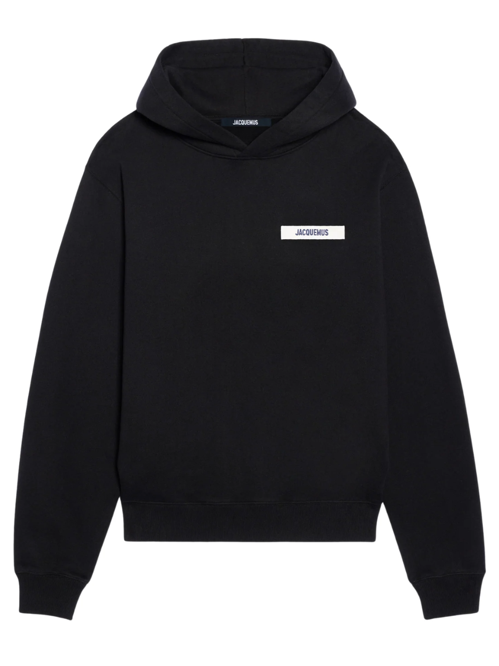 Jacquemus The Gros Grain Logo Hoodie Black