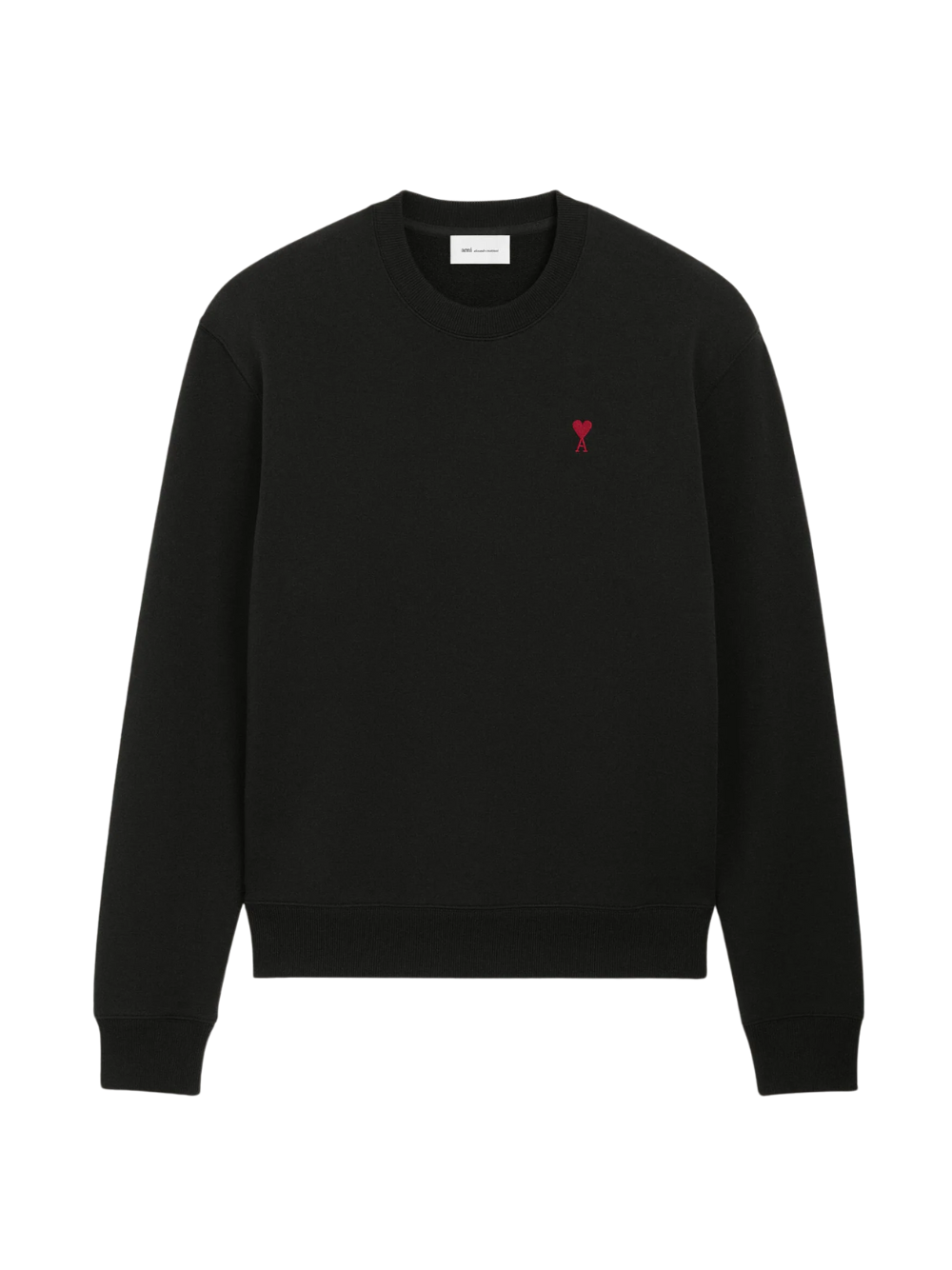 AMI PARIS Ami De Coeur Crewneck Black