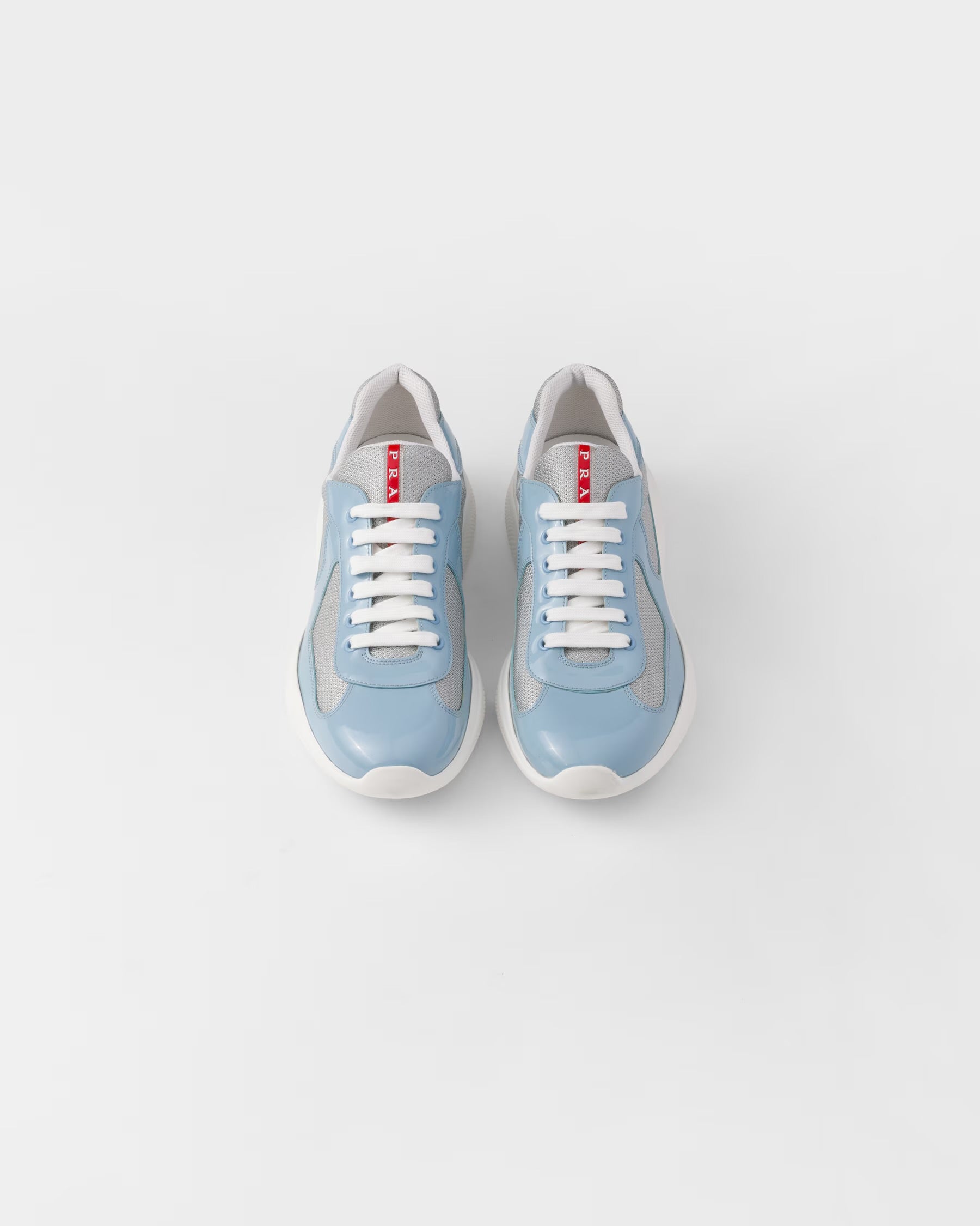 Prada Americas Cups Light blue & Silver Mesh