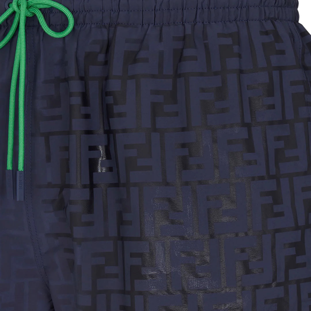 Fendi FF Water Reactive SwimShorts Navy