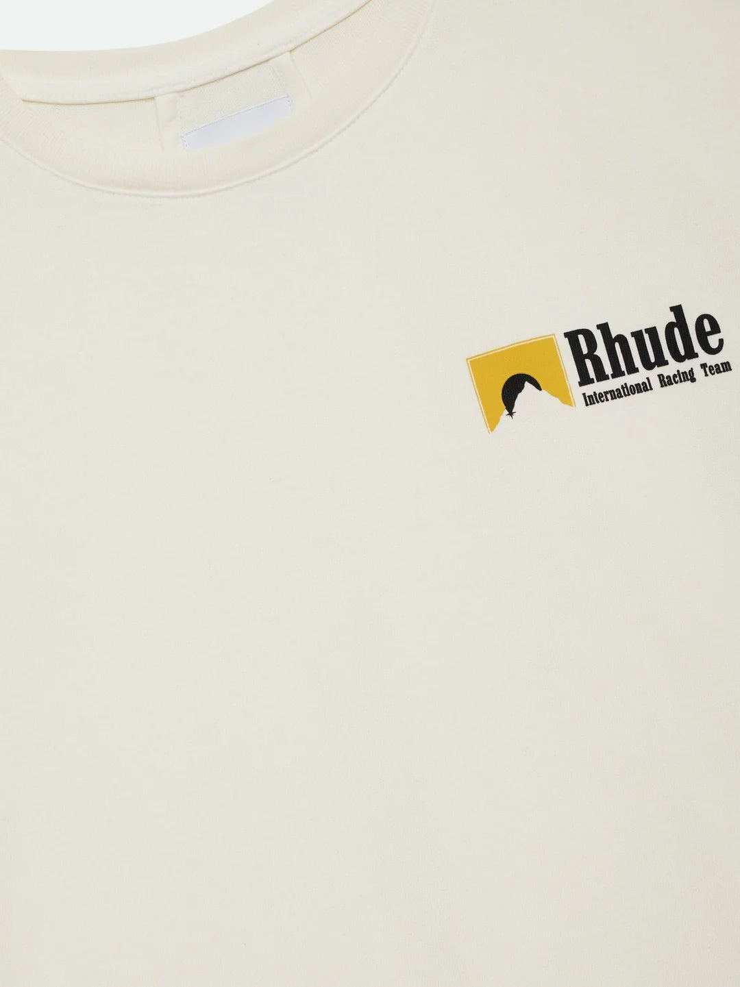 Rhude International Racing Logo T Shirt White