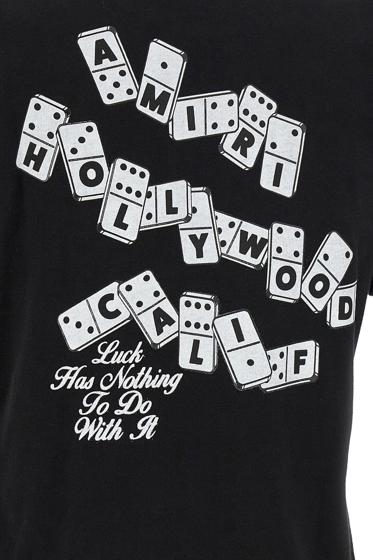 AMIRI Domino Graphic T Shirt Black