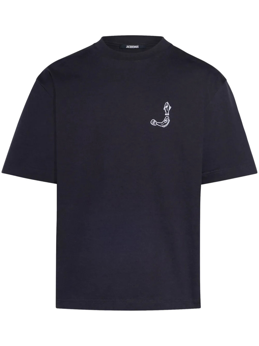 Jacquemus Le Meru Logo T-Shirt Navy