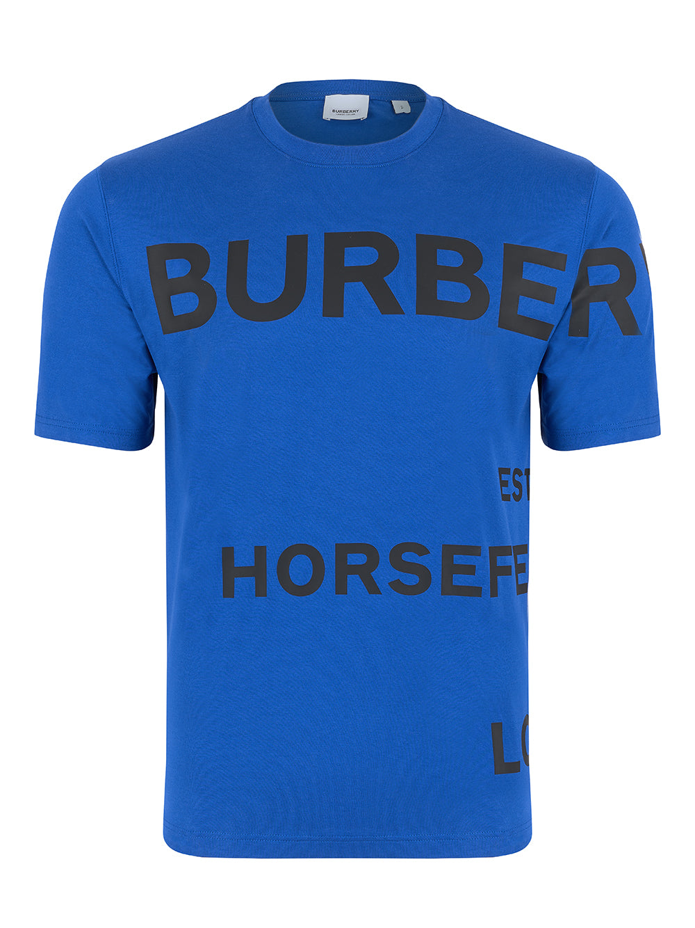 Burberry Horseferry Cotton T-Shirt Blue
