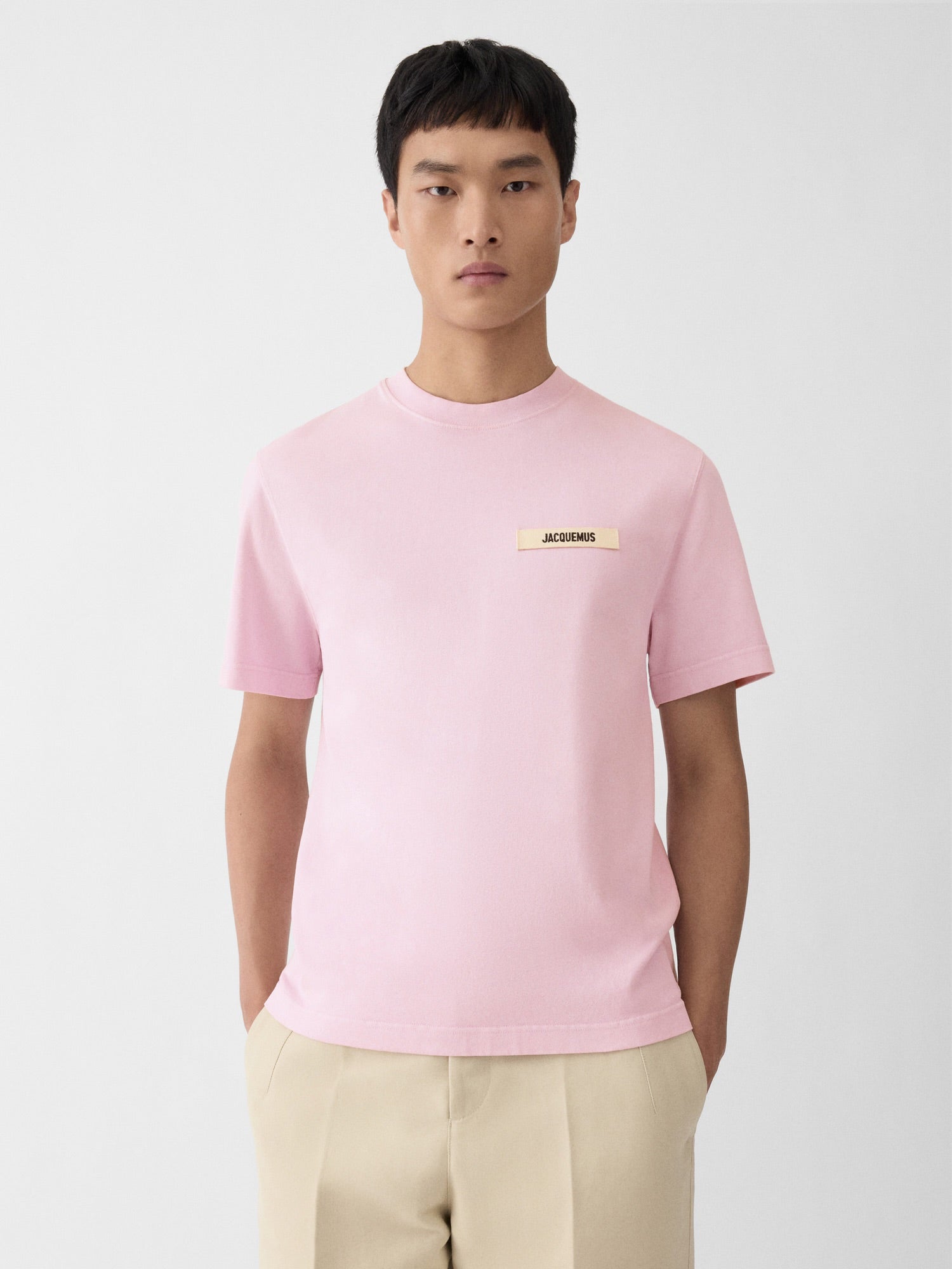 Jacquemus The Gros Grain T Shirt Pink