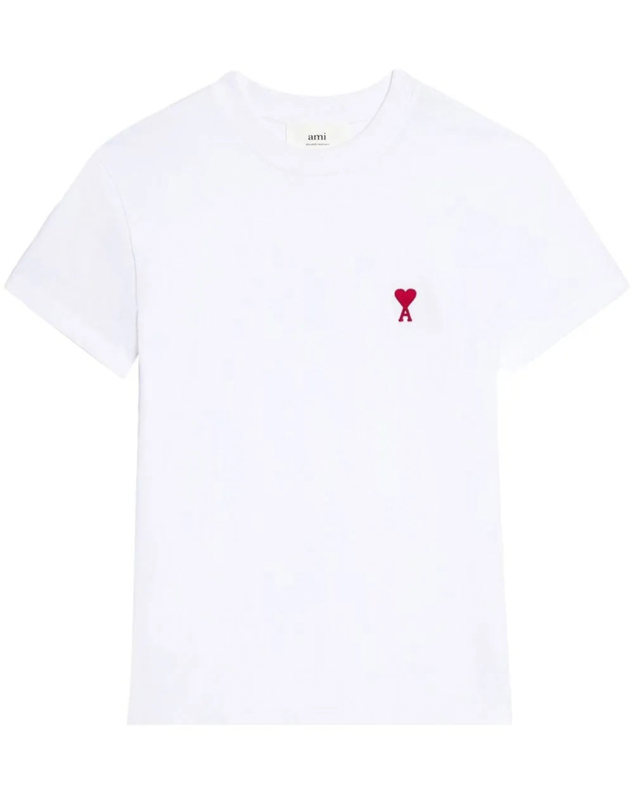 AMI PARIS De Coeur T Shirt White