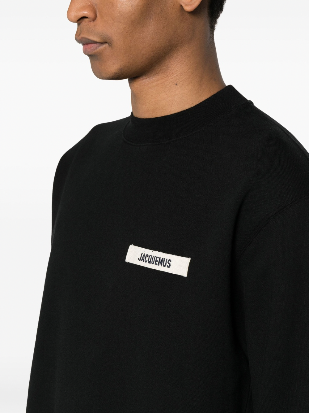 Jacquemus Gros Grain Crewneck Black