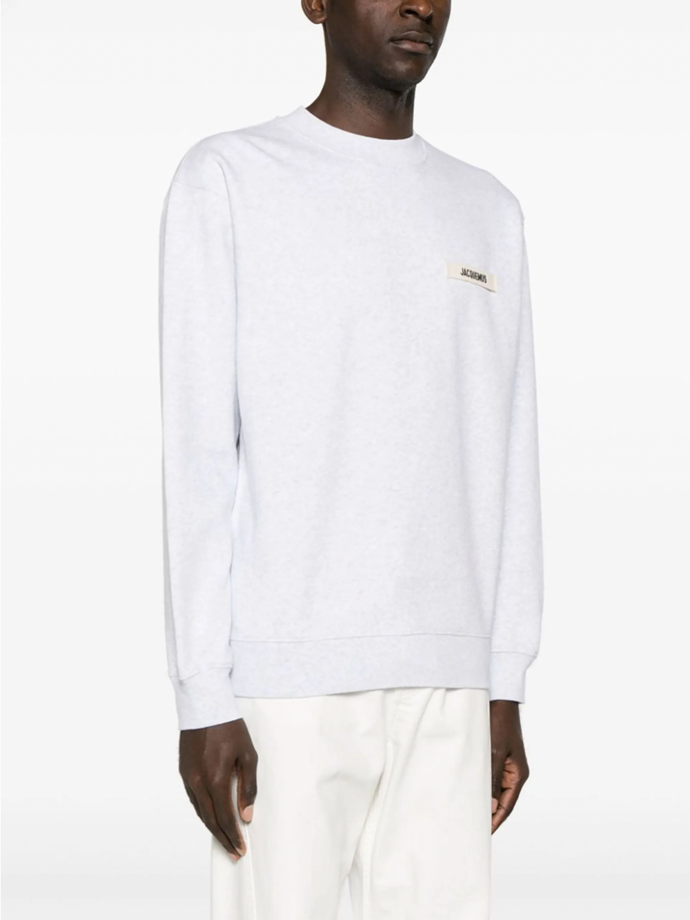 Jacquemus Gros Grain Crewneck Grey
