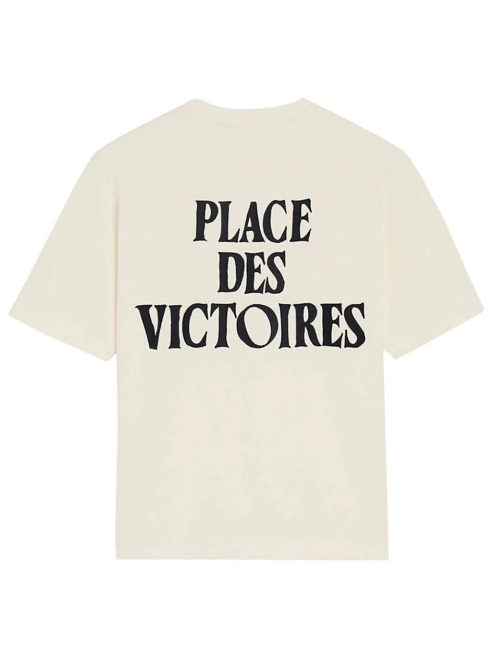 Ami Paris Lace Des Victories Print T Shirt White Cream