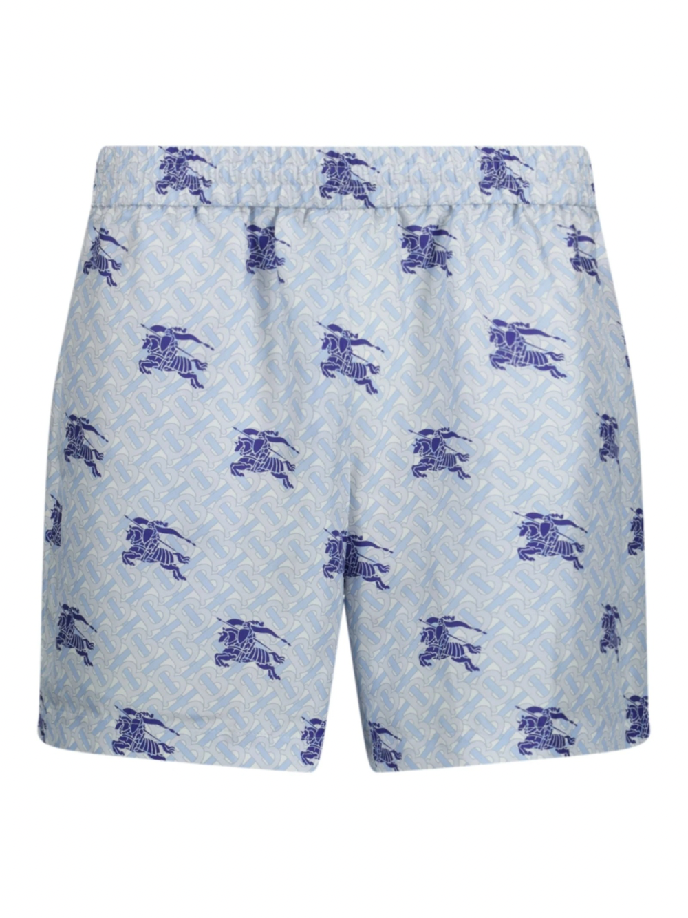 BURBERRY 'BRANDON' SILK SHORTS BLUE