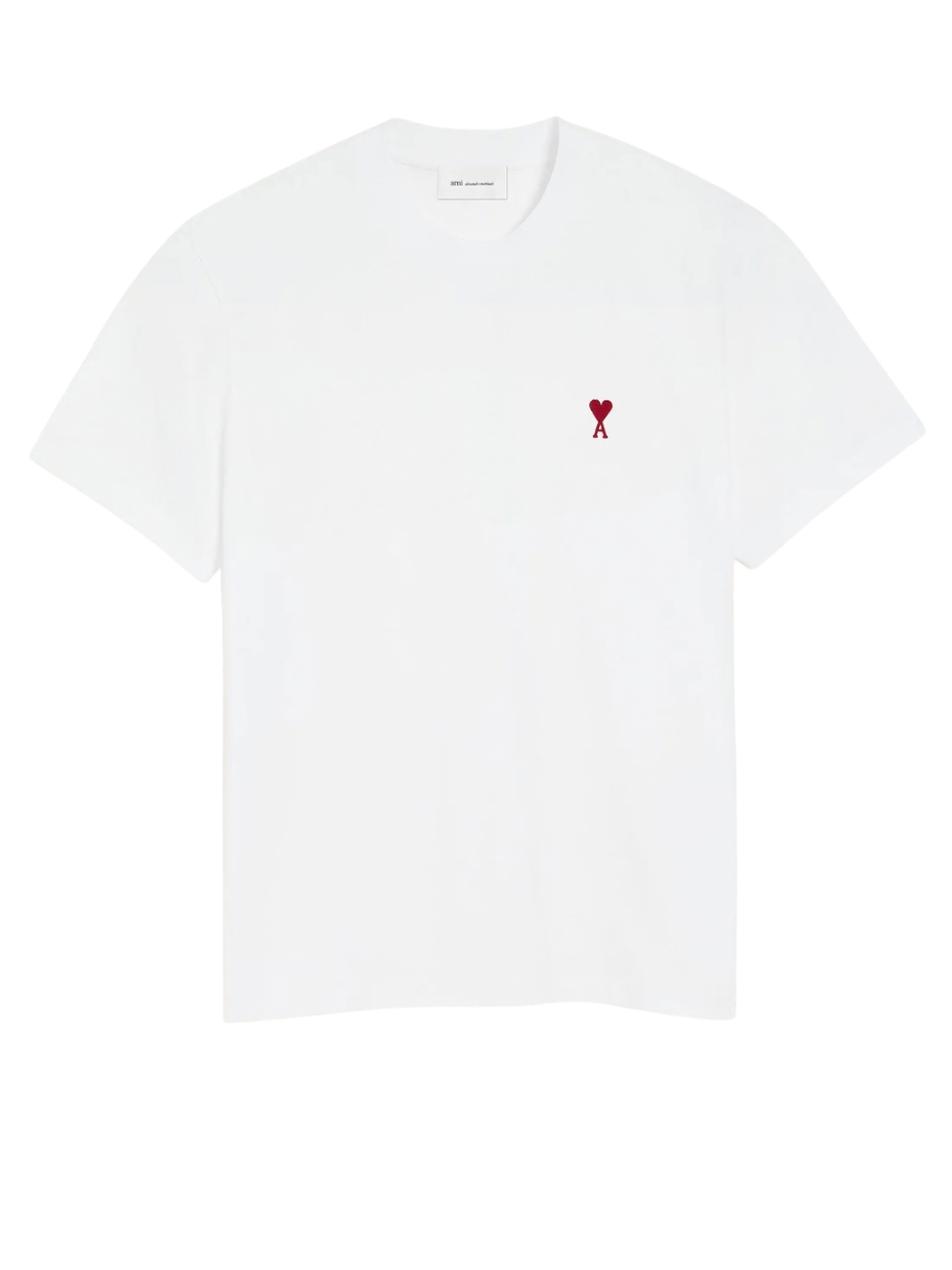 Ami Paris De Coeur Red Heart T Shirt White