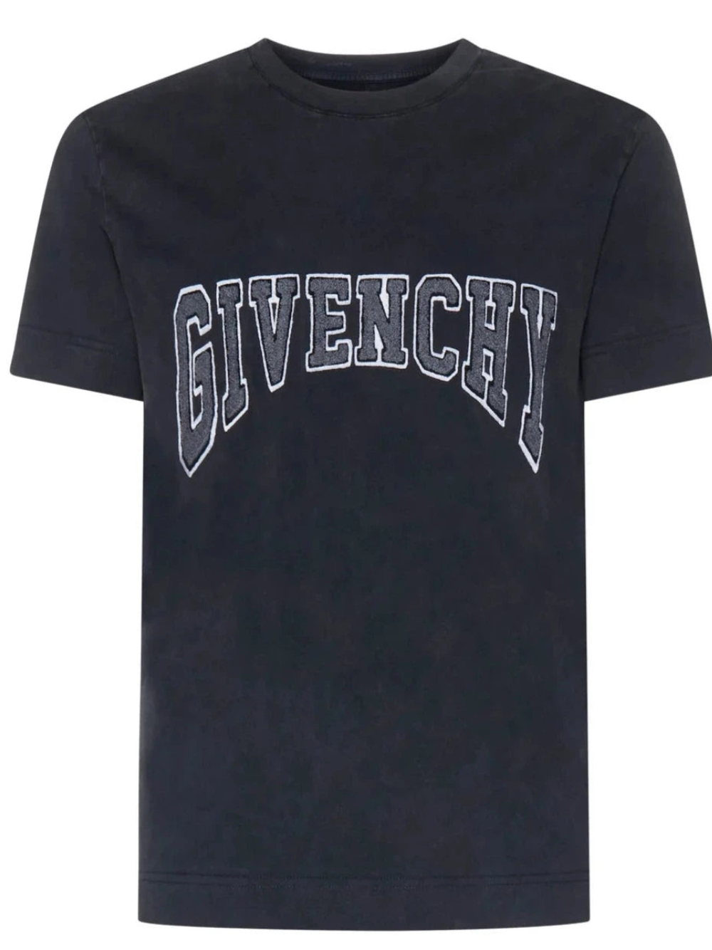 Givenchy Embroidered Logo Patch T Shirt in Grey