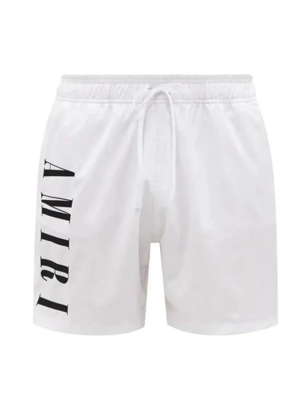 Amiri Vertical Logo Swimshorts in White