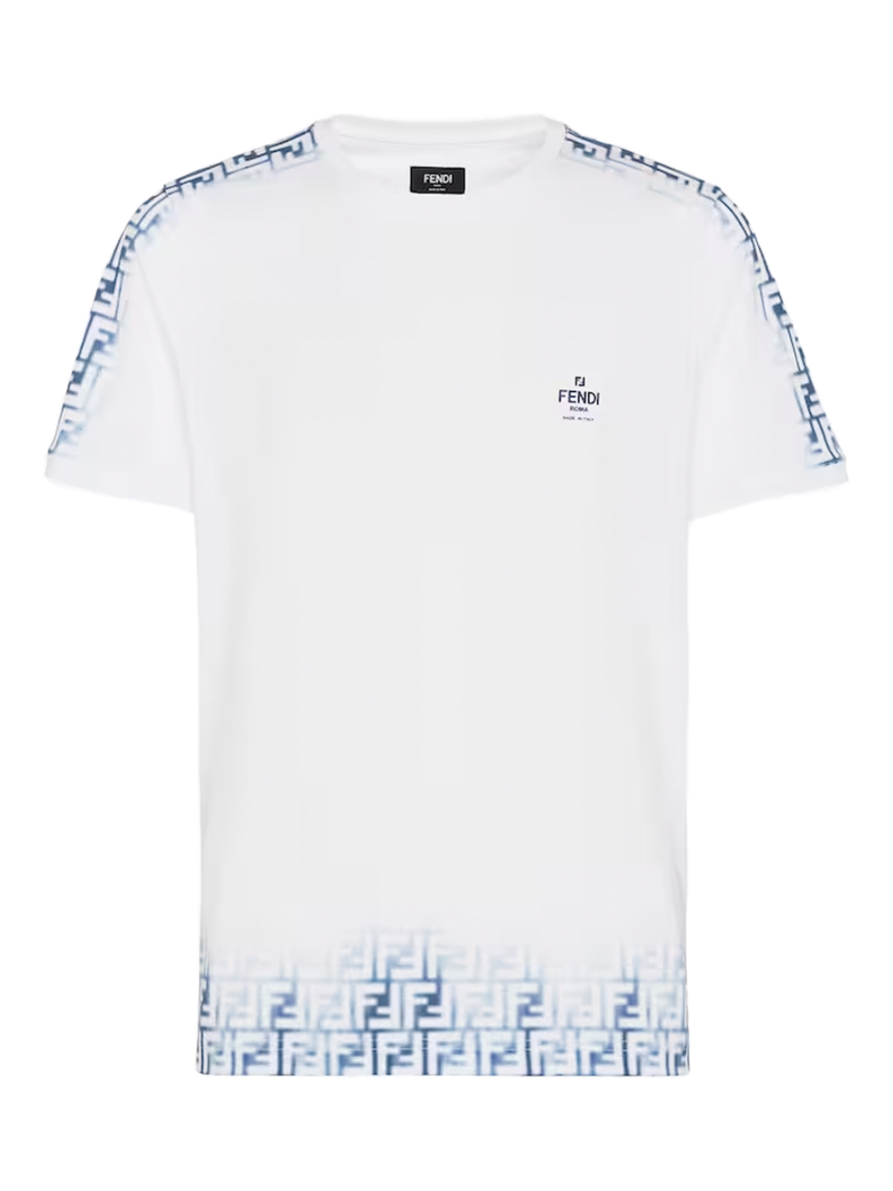Fendi FF Monogram Faded Print Avio T-Shirt