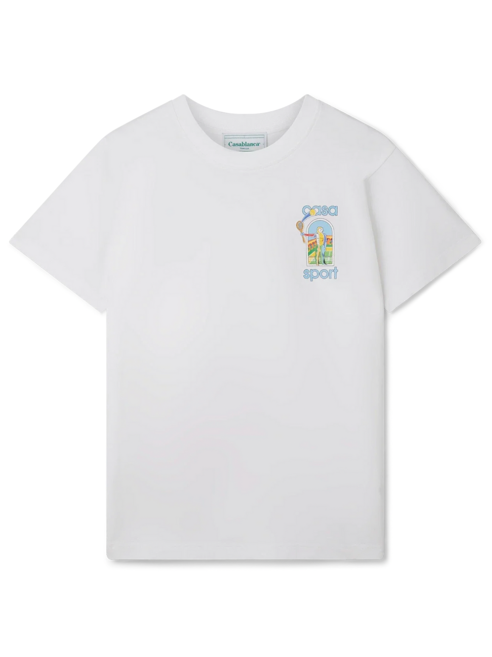 Casablanca Le Jeu Coloré T Shirt White
