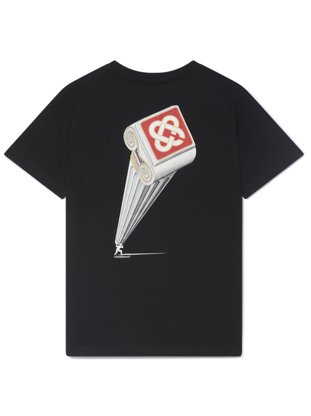CASABLANCA LEANING COLUMN T SHIRT BLACK
