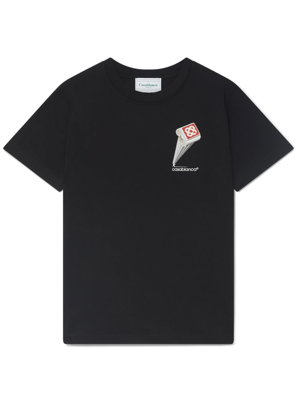CASABLANCA LEANING COLUMN T SHIRT BLACK