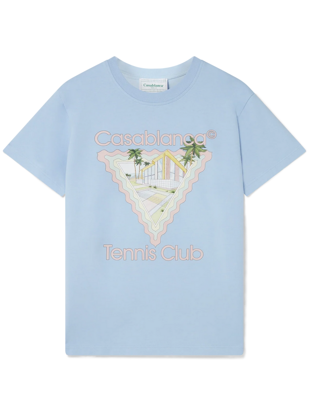 Casablanca Maison De Reve T-Shirt Blue/Pink