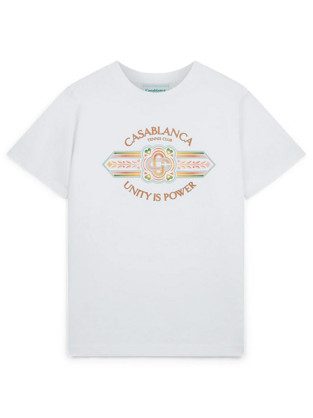 Casablanca Unity Is Power T Shirt White