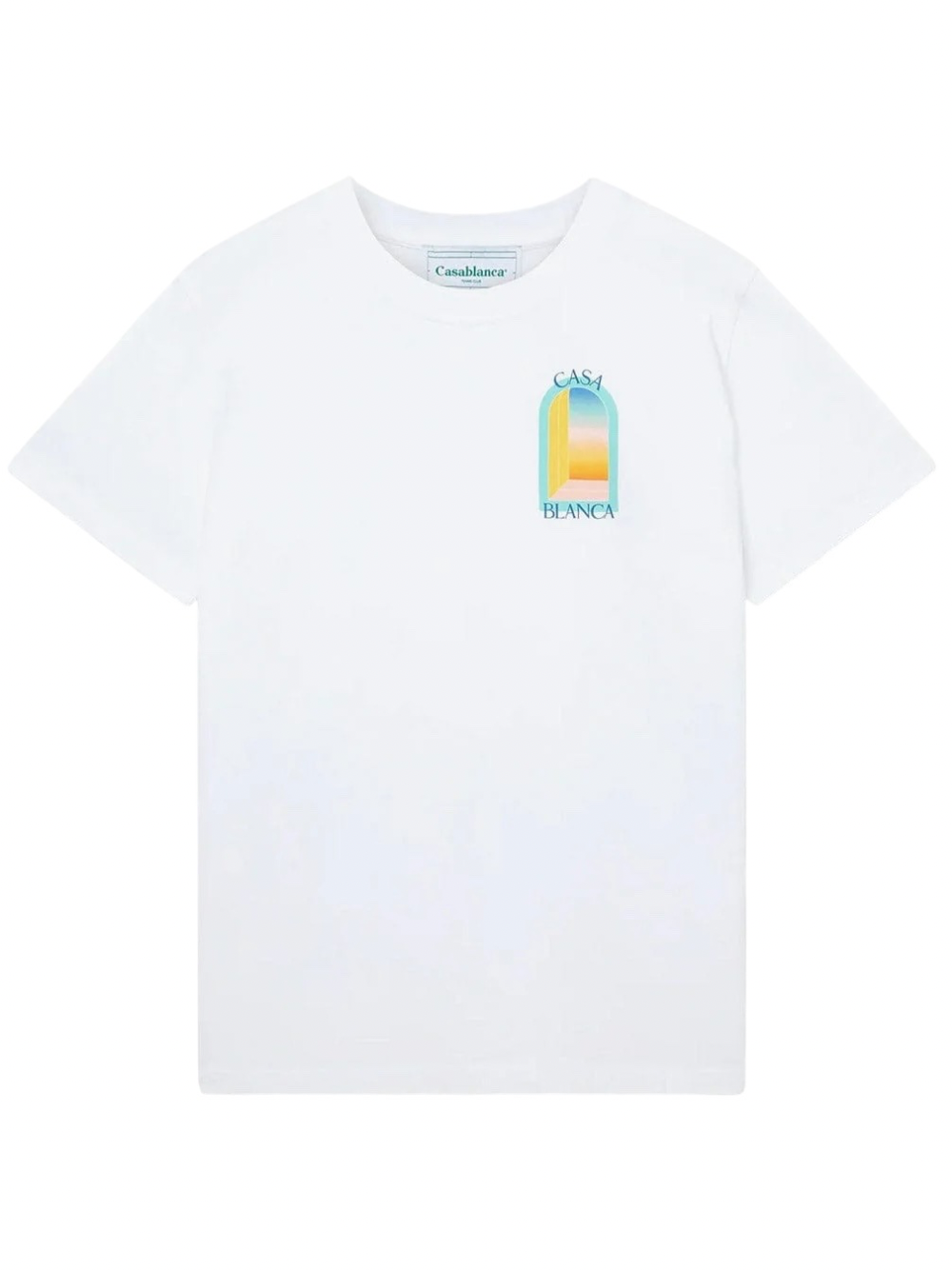 Casablanca L'Arche Colore T-Shirt White/Blue