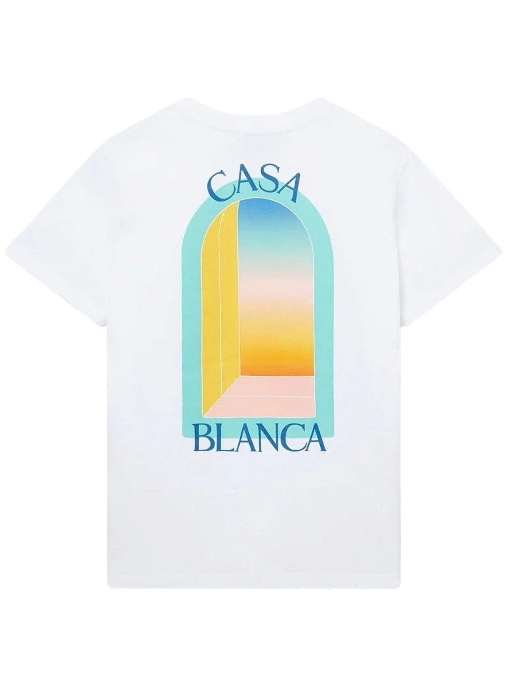 Casablanca L'Arche Colore T-Shirt White/Blue