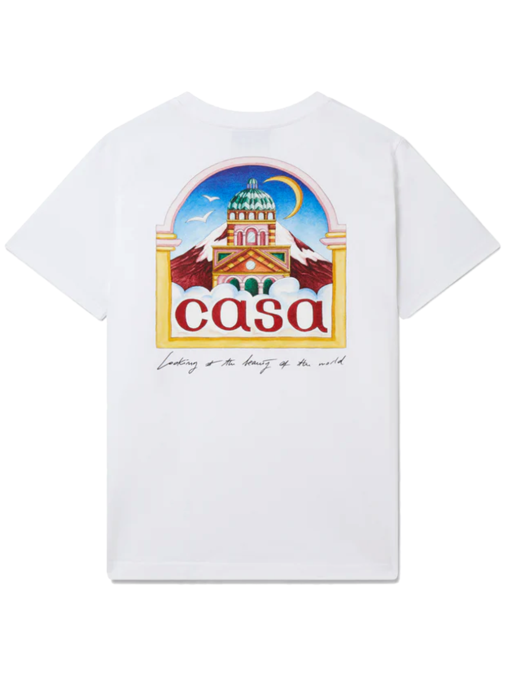 CASABLANCA
VUE DE L'ARCHE T-SHIRT WHITE