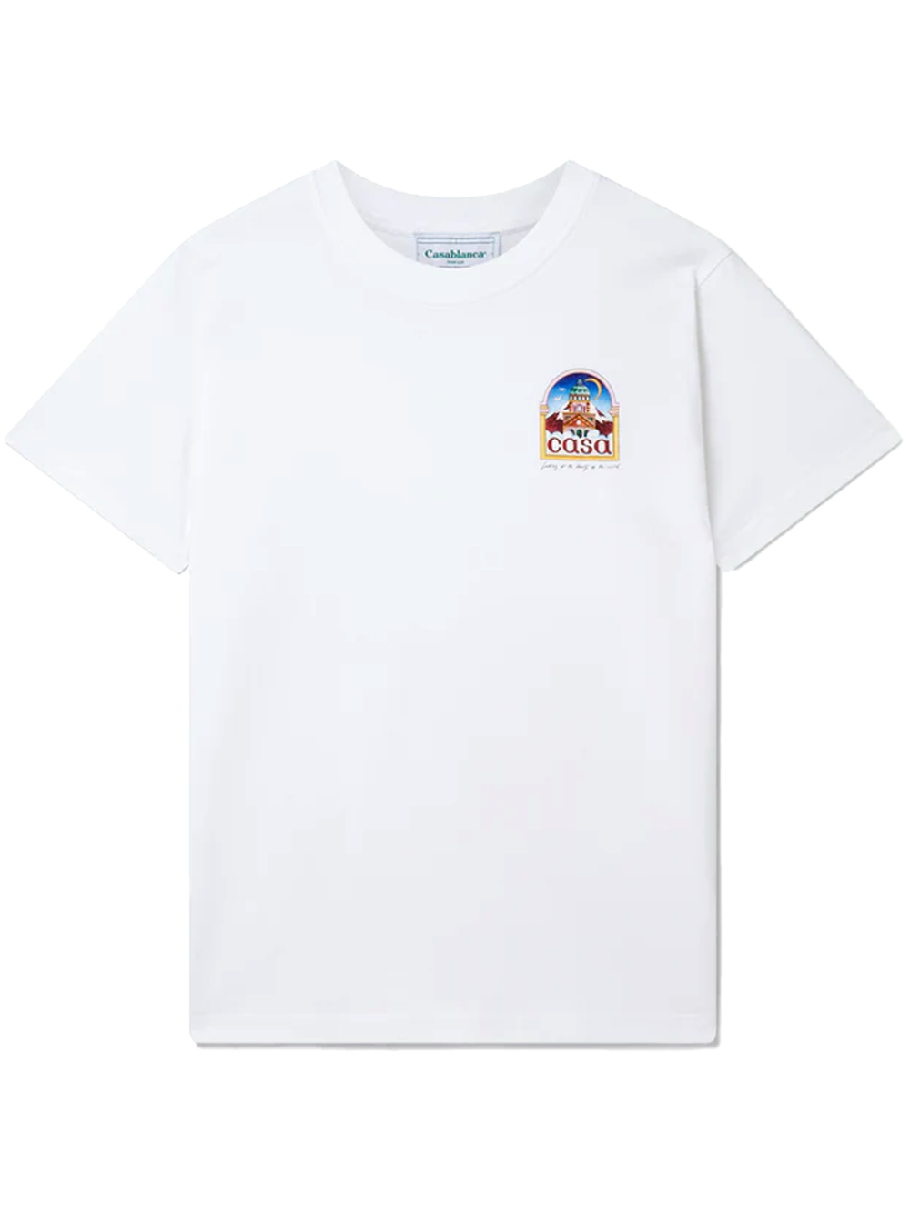 CASABLANCA
VUE DE L'ARCHE T-SHIRT WHITE