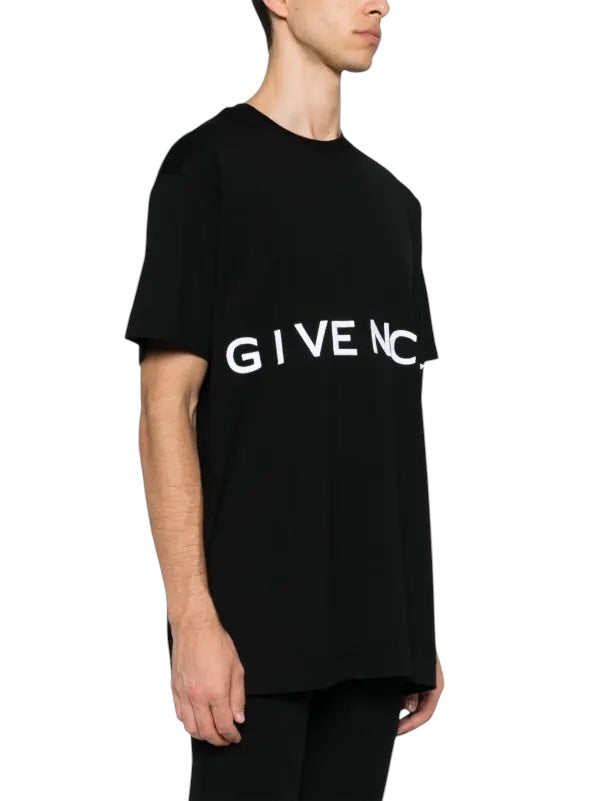 Givenchy 4g Embroidered 4G T-shirt Black Slim Fit
