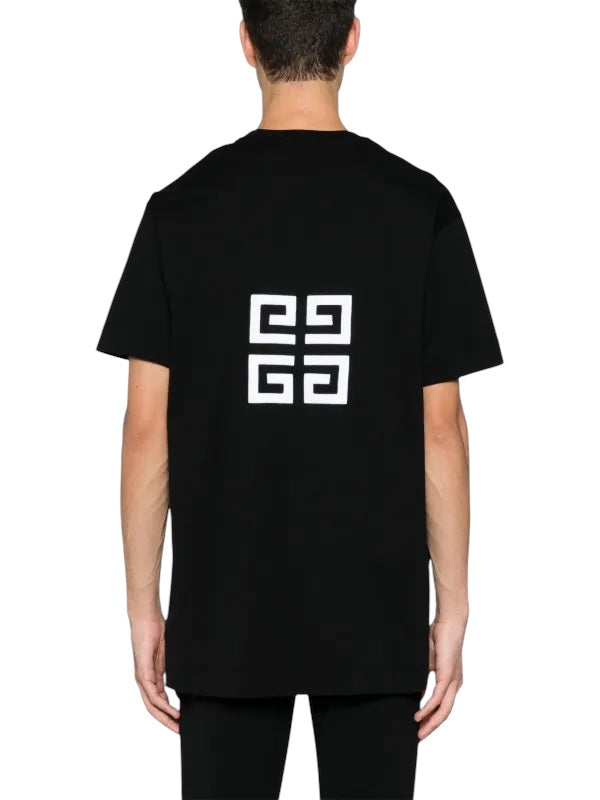 Givenchy 4g Embroidered 4G T-shirt Black Slim Fit