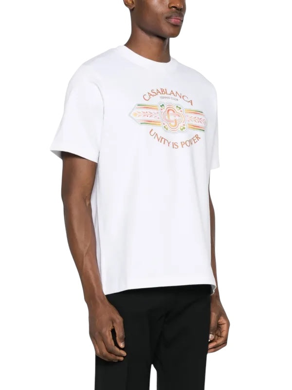 Casablanca Unity Is Power T Shirt White