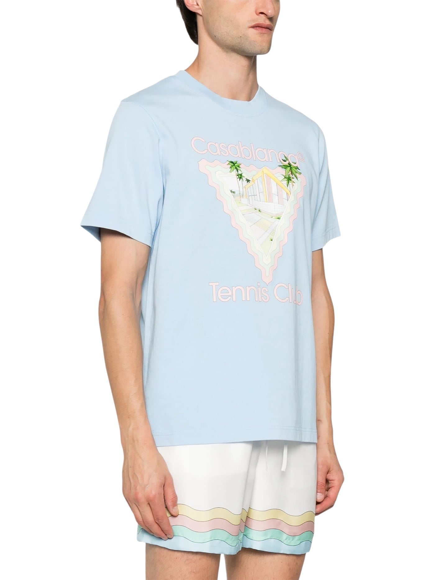 Casablanca Maison De Reve T-Shirt Blue/Pink