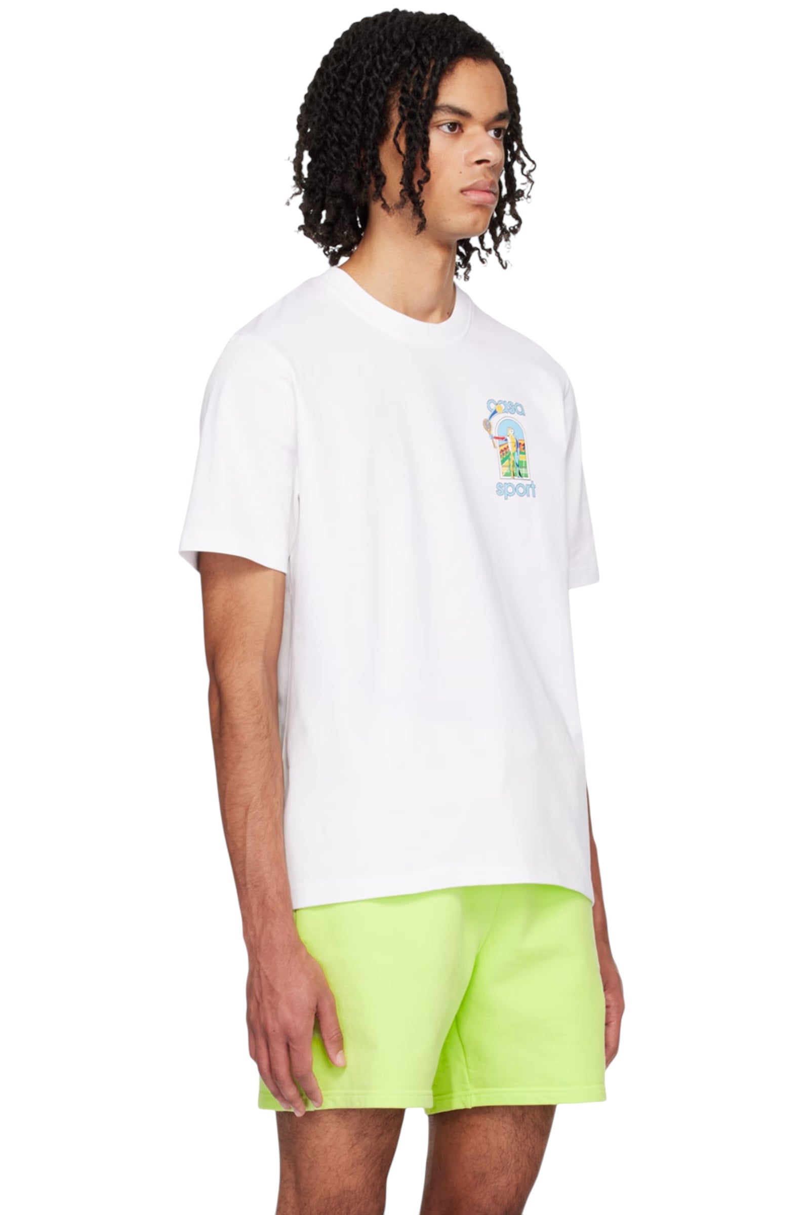 Casablanca Le Jeu Coloré T Shirt White