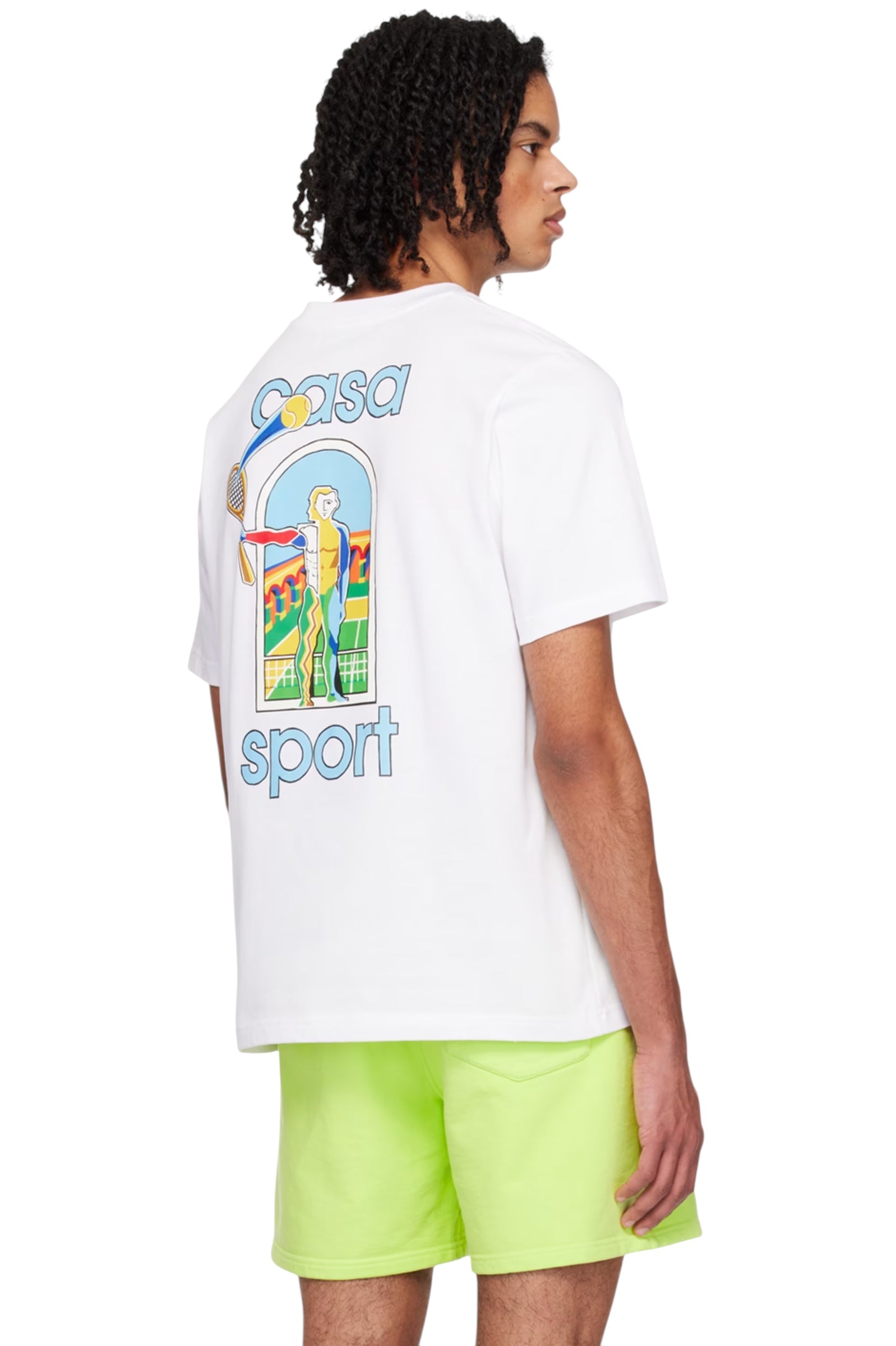 Casablanca Le Jeu Coloré T Shirt White
