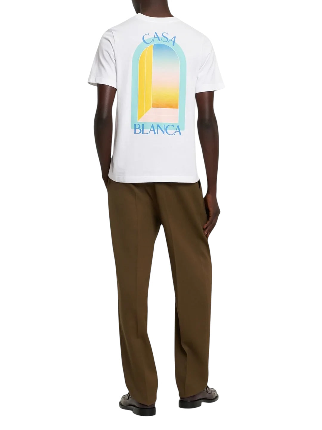 Casablanca L'Arche Colore T-Shirt White/Blue