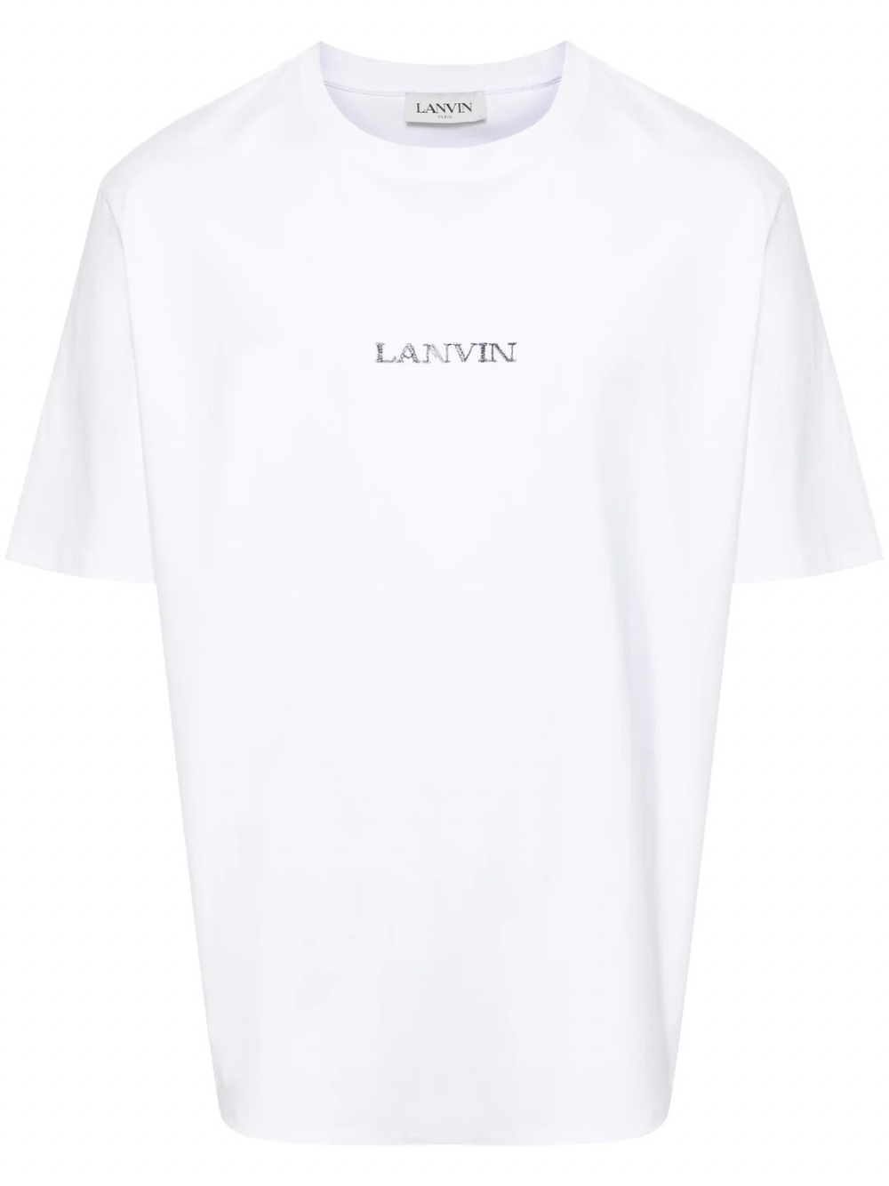 Lanvin Embroidered Small Logo T-Shirt White