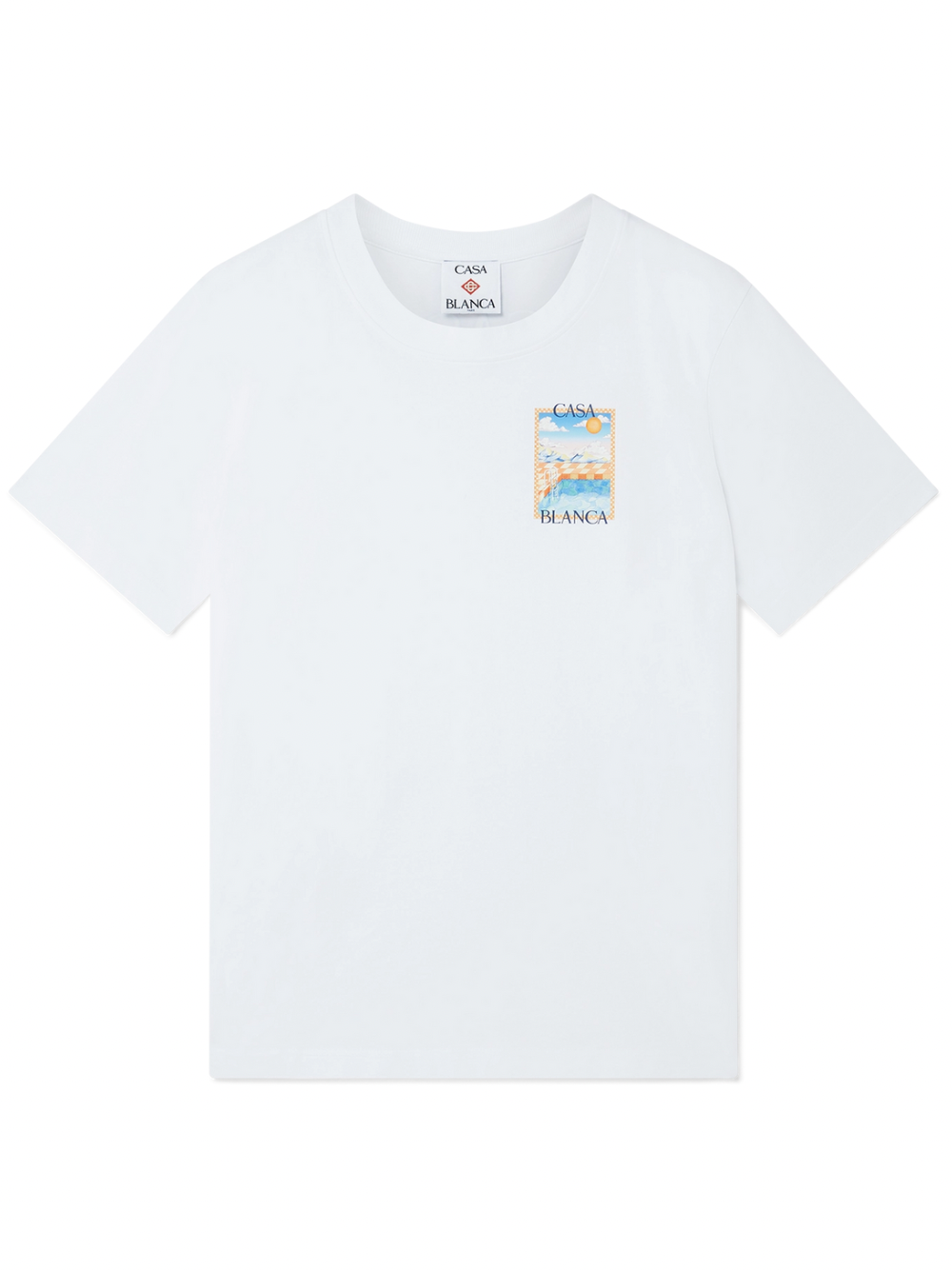 Casablanca Surreal Pool T Shirt White