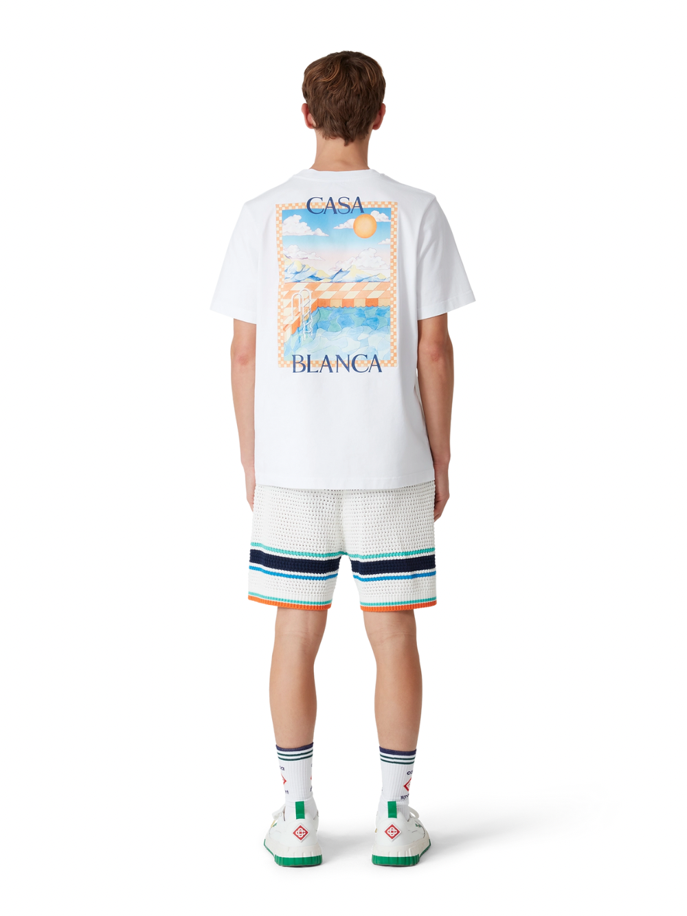 Casablanca Surreal Pool T Shirt White