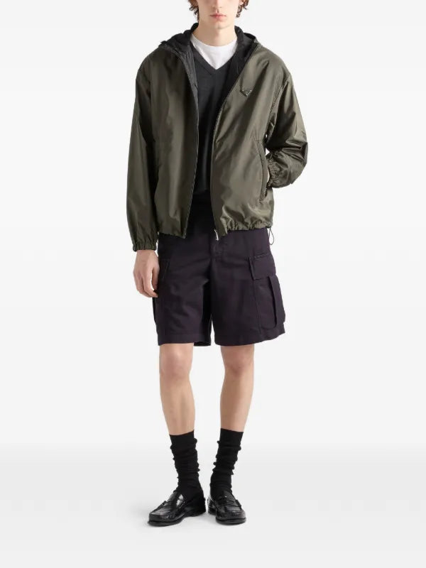 Prada Reversible Re-Nylon jacket Moss/Black