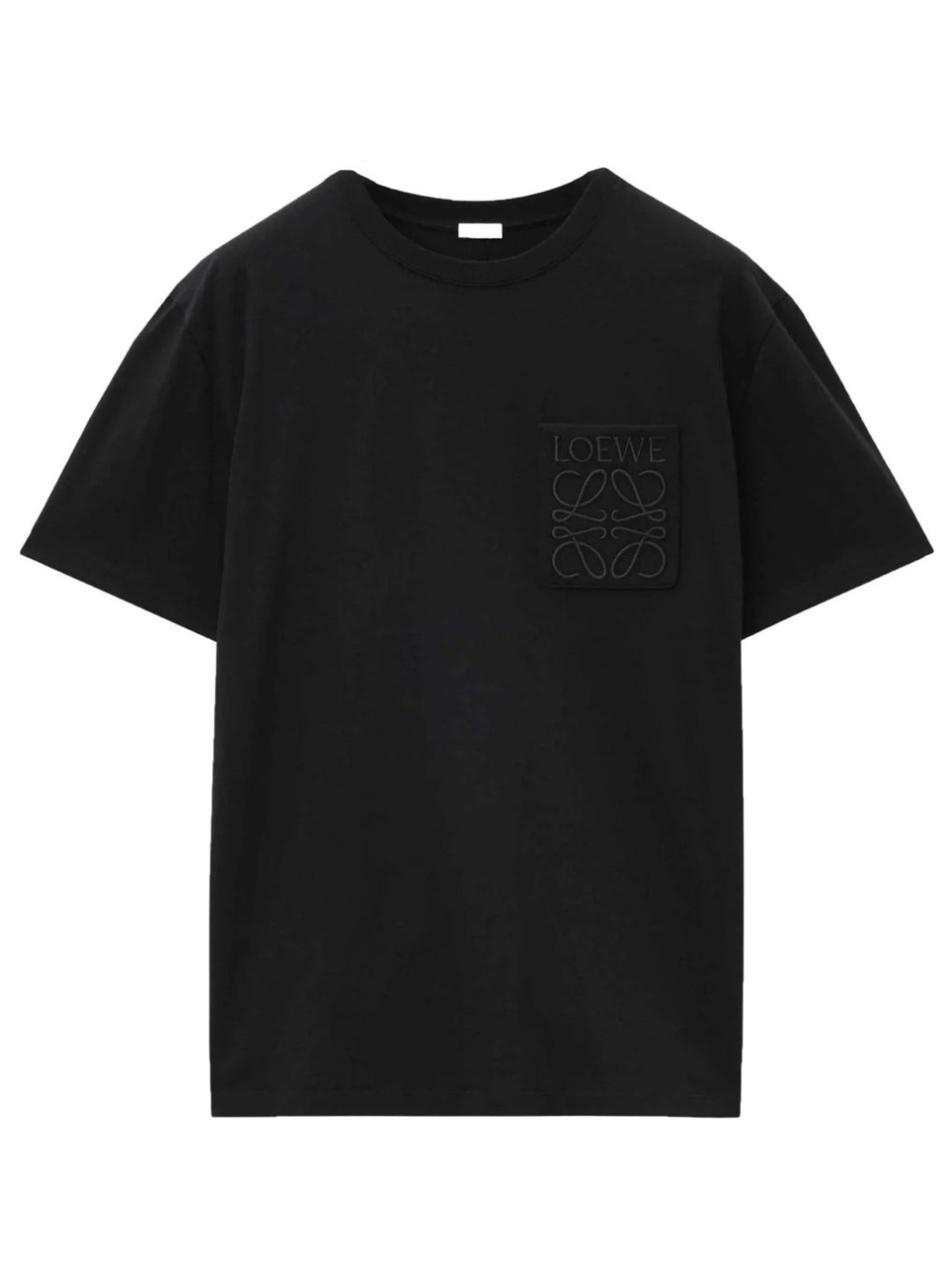 Loewe Relaxed Fit Tonal Pocket Logo T Shirt  Black
