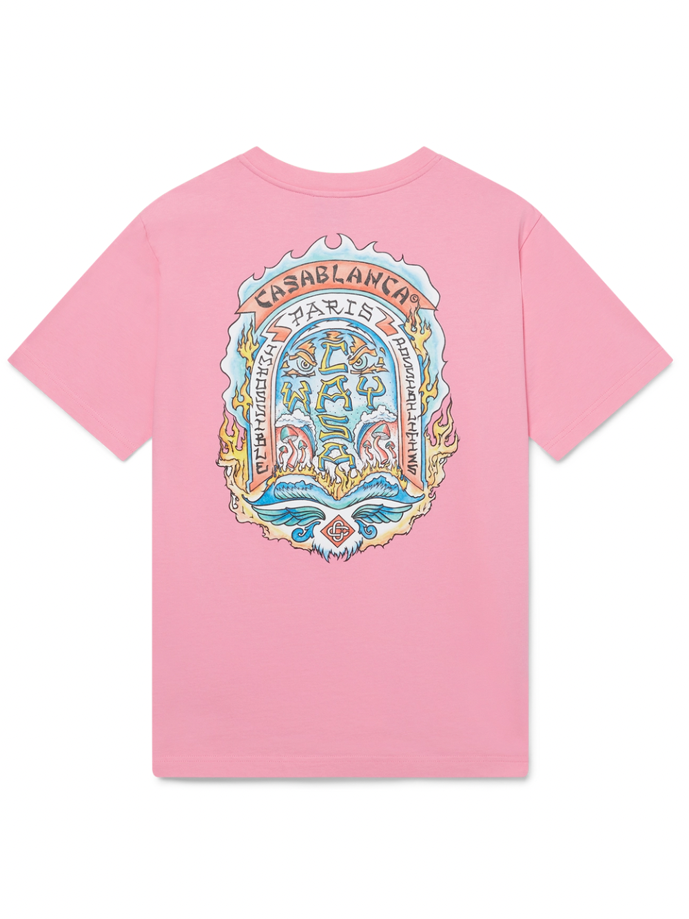Casablanca Casa Way Skate T Shirt Pink