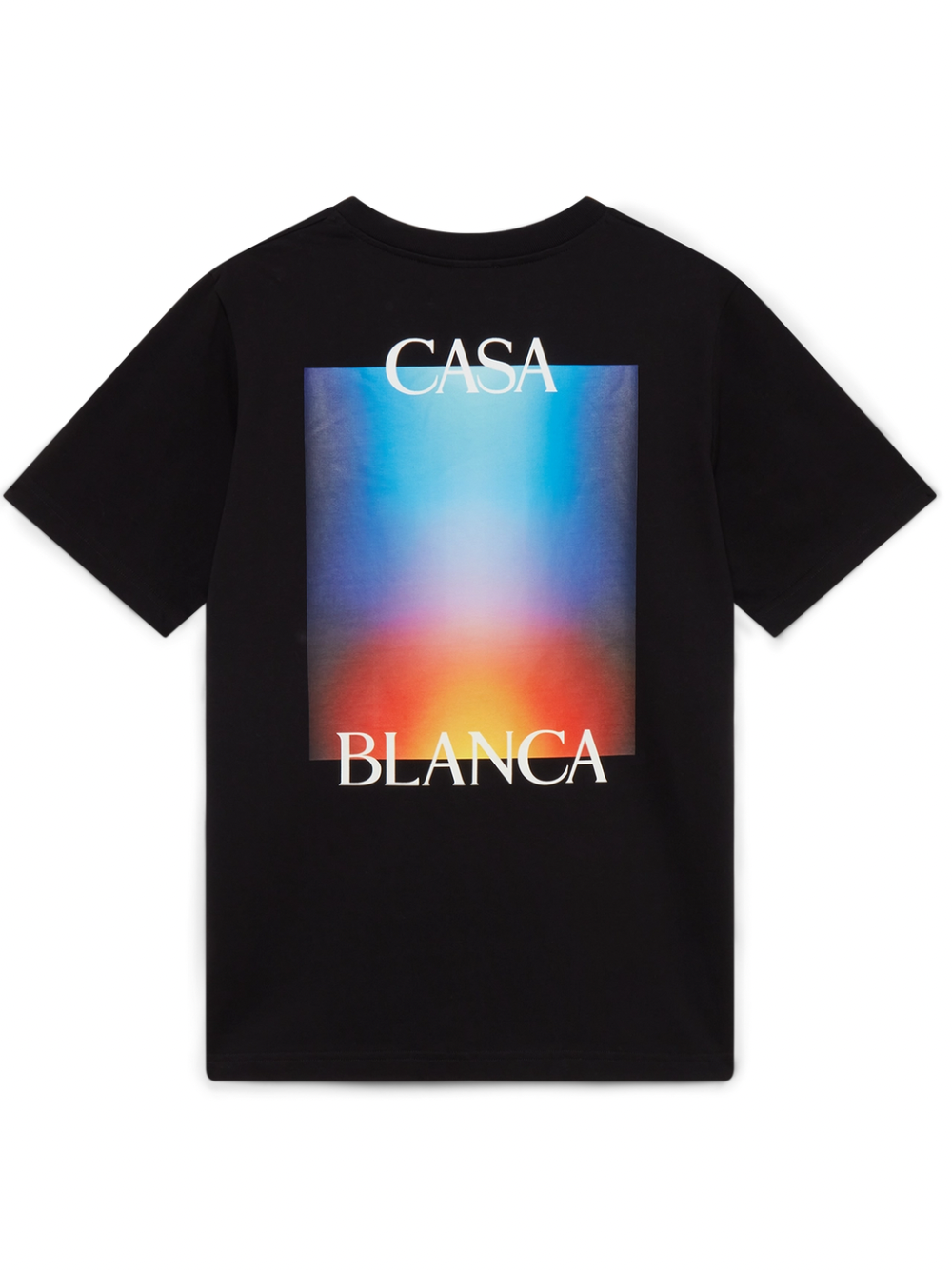 Casablanca Gradient Casa Logo T Shirt Black