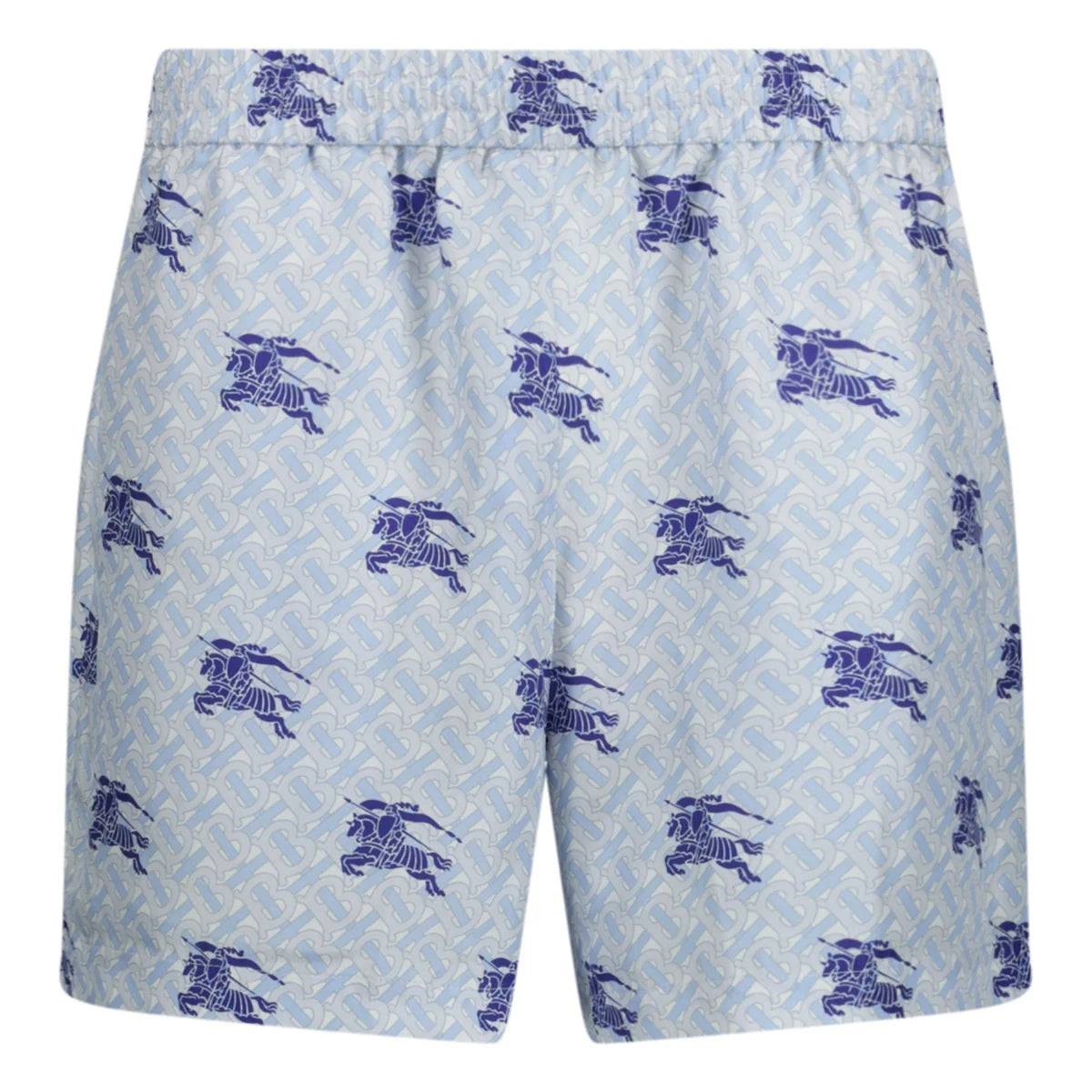 BURBERRY 'BRANDON' SILK SHORTS BLUE