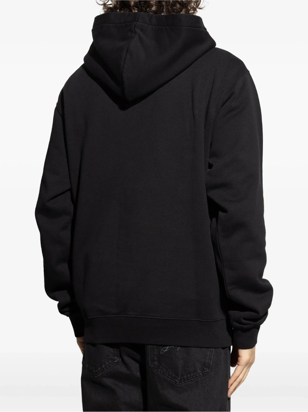 Jacquemus The Gros Grain Logo Hoodie Black