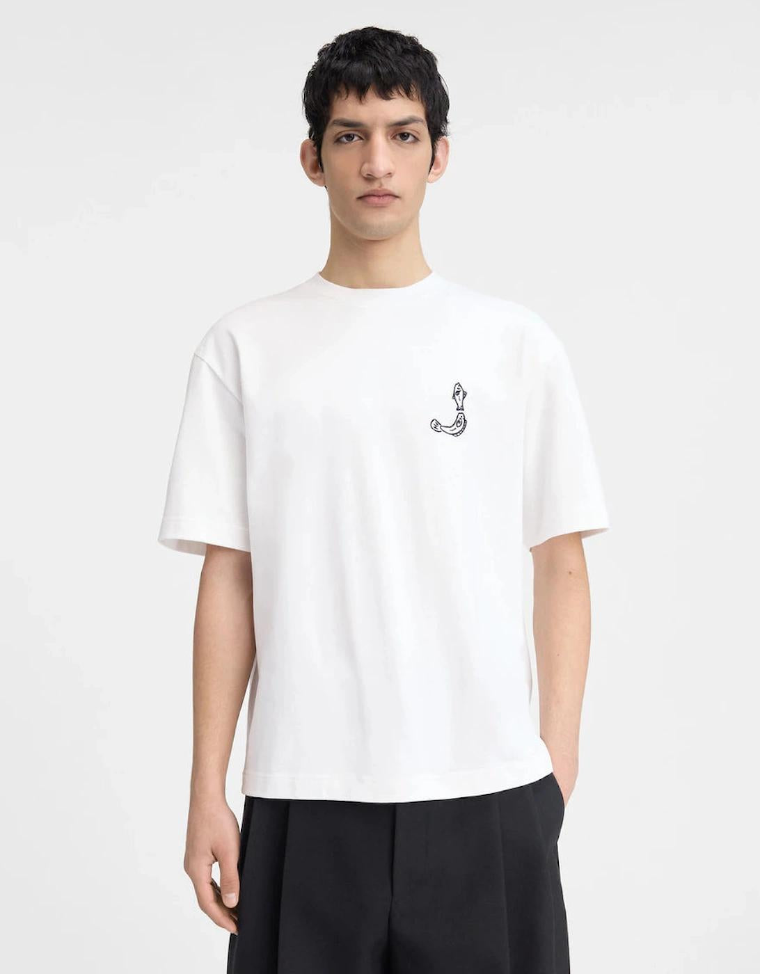 Jacquemus Le Meru Logo T-Shirt White