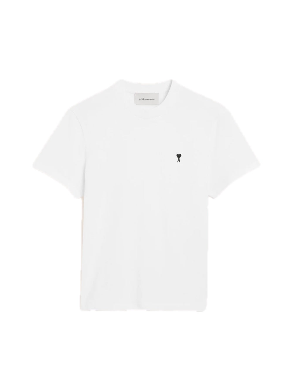 Ami Paris De Coeur Black Heart T Shirt White