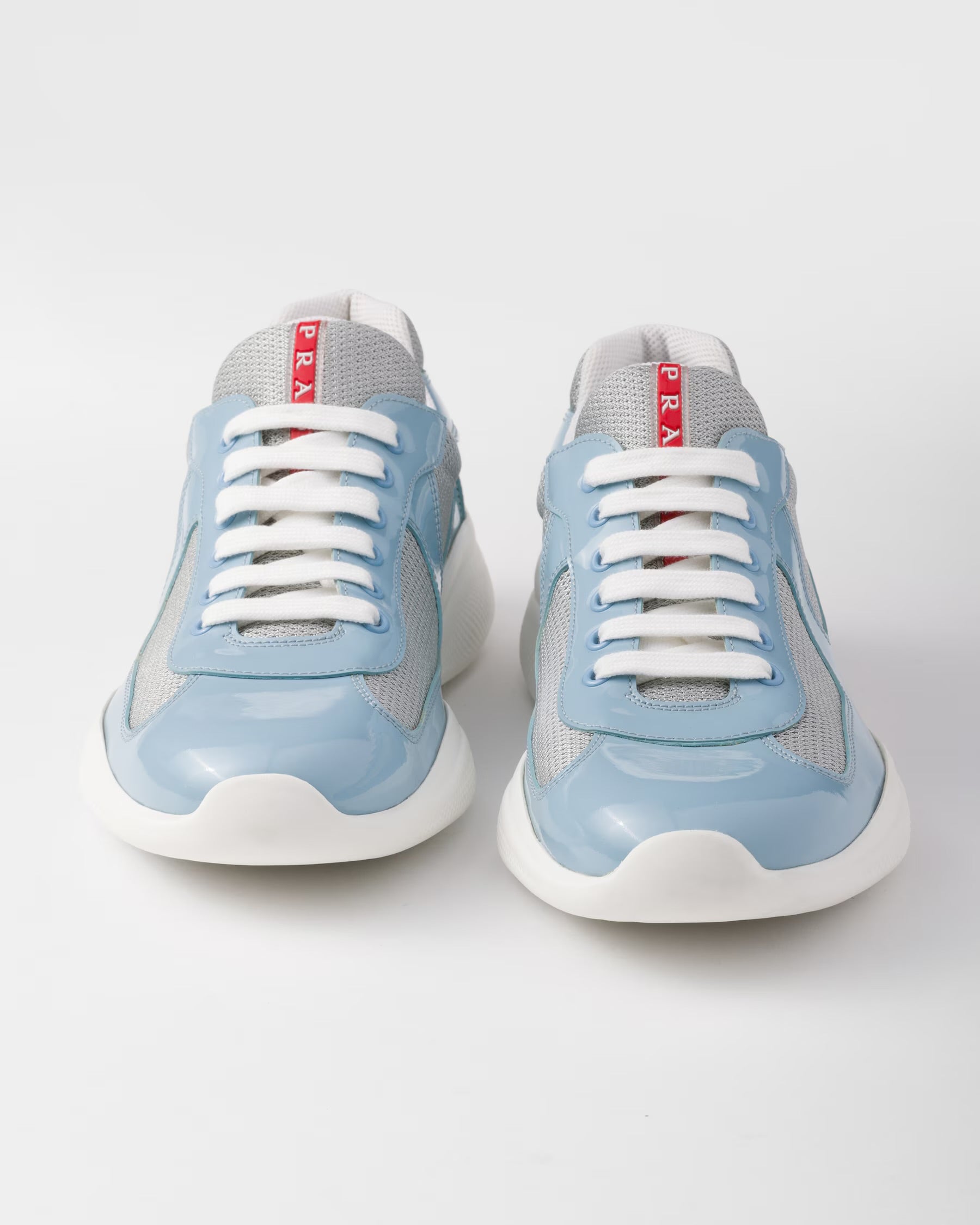 Prada Americas Cups Light blue & Silver Mesh