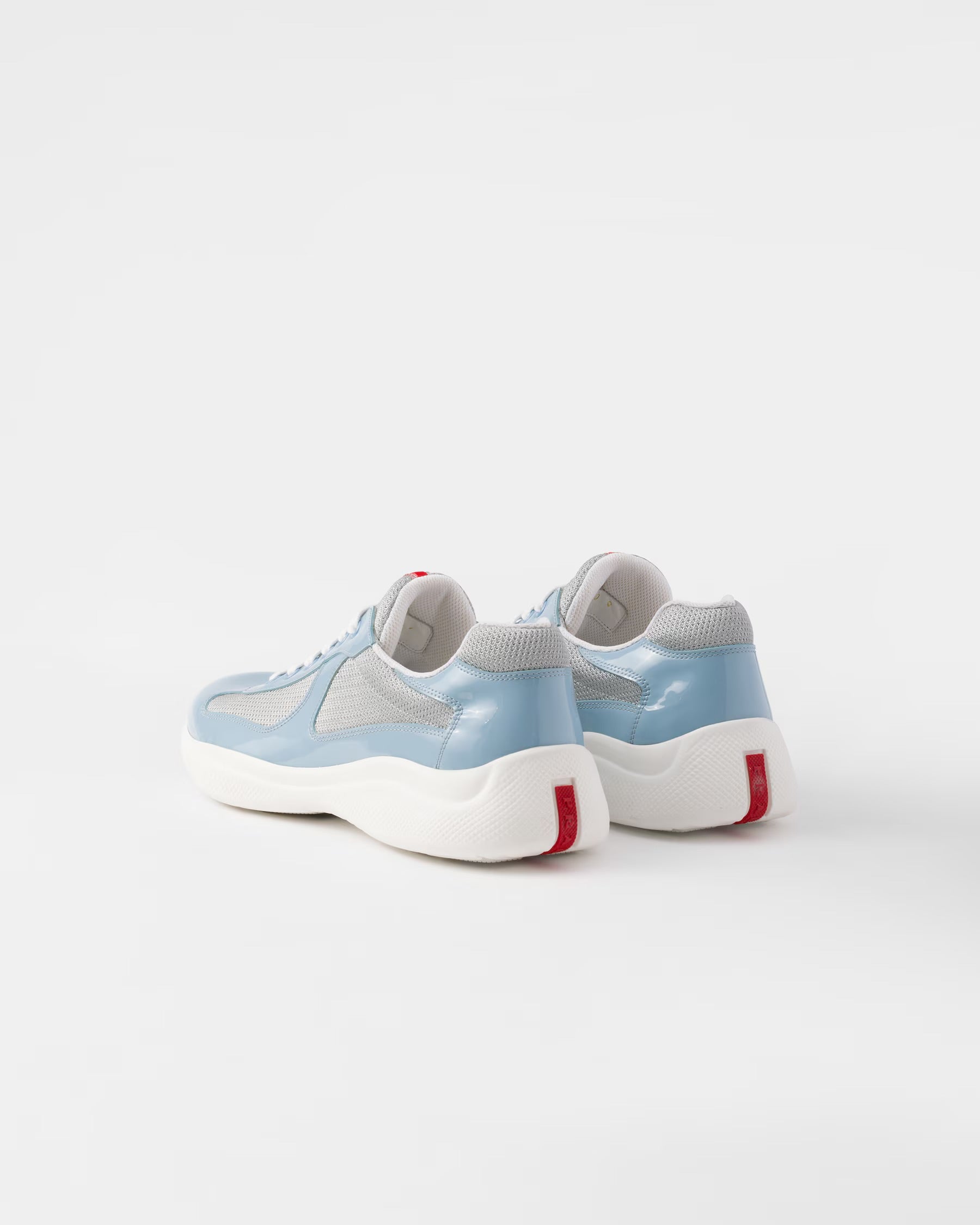 Prada Americas Cups Light blue & Silver Mesh
