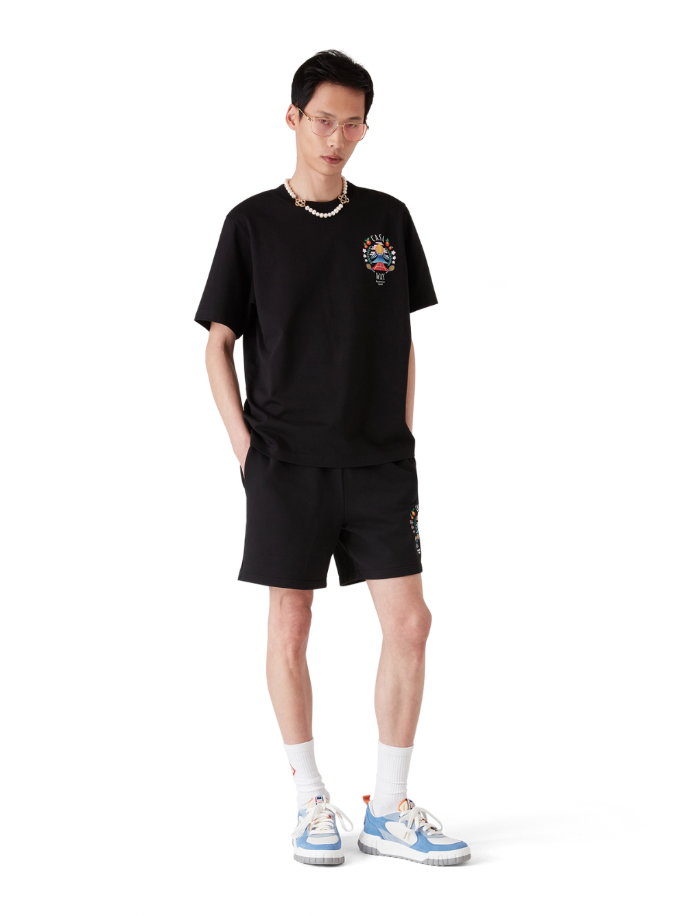 Casablanca Casa Way Mountain T Shirt Black