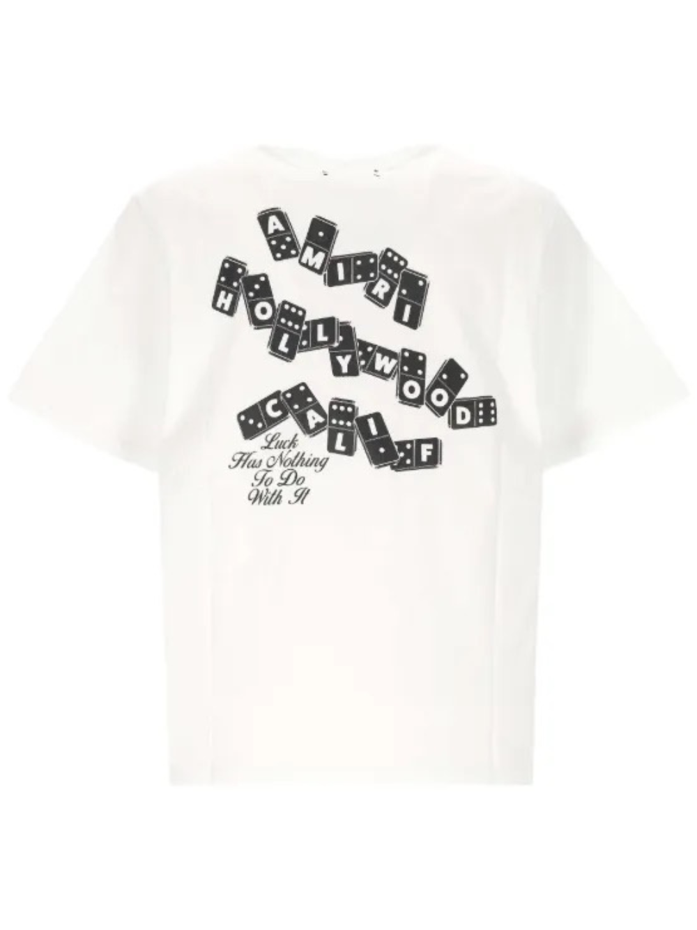 AMIRI Domino Graphic T Shirt White