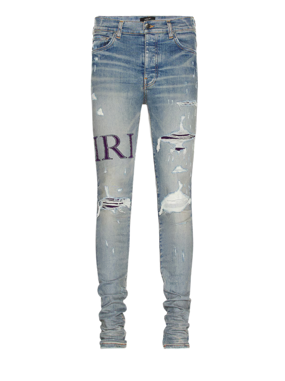 Amiri Serif Logo Jean Clay Indigo in Blue